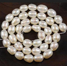 7.5" 8-9mm Natural White Freshwater Pearl Jewelry 2024 - buy cheap
