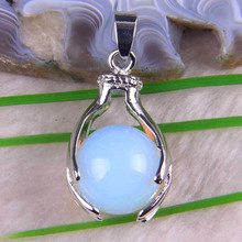 Opal Round Bead GEM Pendant Jewelry S335 2024 - buy cheap