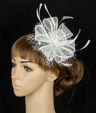 Wonderful Sinamay Fascinator Headwear Cocktail Bridal Veils Accessories Linen Loop Millinery Cocktail Hat Multiple Colors MYQ015 2024 - buy cheap