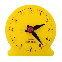 Students Math Clock Model Time Clock 2 Pin Linkage Primary School Mathematics Teaching Instrument Teaching Aids School Supplies 2024 - buy cheap