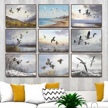 Домашний декор, художественные настенные картины для гостиной, фотокартины, американский Джон Харрисон, морские птицы 2024 - купить недорого