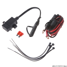 Motorcycle 2.1A Waterproof USB Charger Kit SAE to USB Adapter+Extension Harness Drop Shipping 2024 - buy cheap