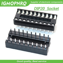 10pcs DIP-20 20pin pins DIP DIP20 Square hole IC Sockets Adaptor Solder Type Socket IGMOPNRQ 2024 - buy cheap