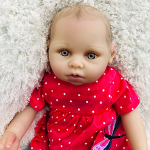 Muñeca de bebé recién nacido de 45cm, corpo de silicona, inteiro, realista, se puede bañar 2024 - compra barato