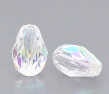 DoreenBeads-cuentas de cristal transparente AB, facetado de cristal en forma de lágrima, 5500, 11x8mm, se vende por paquete de 50(B10449), yiwu 2024 - compra barato