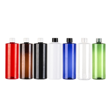 500ml Refillable Amber Blue Green Plastic Bottle With Plastic Screw Lids Clear White Black Red PET Cosmetic Big Size Bottle 2024 - buy cheap