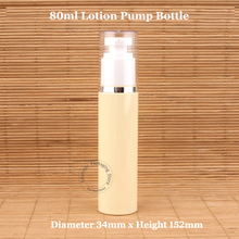 20pcs/Lot Promotion Plastic 80ml Lotion Pump Bottle 8/3OZ Beige Cosmetic Skin Care Cream Container Refillable Emulsion Pot 2024 - buy cheap