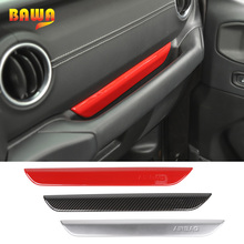 BAWA Interior Mouldings for Jeep Wrangler JL 2018+ ABS Co-pilot Handle Interior Trim Decoration Stickers for Jeep Wrangler jl 2024 - buy cheap