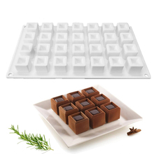 Silicone 35 Holes Square Chocolate Mould Cake Mold For Baking Mousse Pans Cake Decorating Tools Ice Cream Dessert Bakeware Tools 2024 - buy cheap