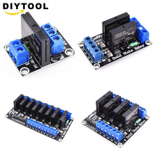 Electrónica inteligente, módulo de relé de 5V CC de 1/2/4 /8 canales, relé de G3MB-202P de bajo nivel de estado sólido SSR AVR DSP para arduino, Kit Diy 2024 - compra barato