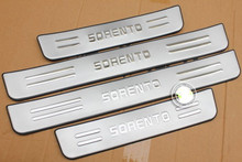 High quality stainless steel Door Sill Scuff Plate/for 2009-2013 KIA Sorento Car styling 2024 - buy cheap