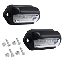 Number Plate Lights Led License Plate Light Rear Lamps Universal 12v 24v For Car Trailer Vehicle Truck Ute Van Caravan Lorry B 2024 - buy cheap