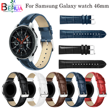 Pulseira de relógio de 46mm, para samsung galaxy watch substituição, nova moda esportiva, couro para samsung gear s3 smart 22mm, pulseira de relógio 2024 - compre barato