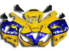 Kit de carenado de motocicleta para YAMAHA, YZFR1 00 01 YZF R1 2000 2001 YZF1000 yzfr1 ABS, juego de carenados de plástico amarillo y azul + regalos YH06 2024 - compra barato