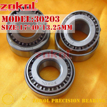 Zokol, rolamento cônico 30203 7203e, rolamento de rolos cônicos 17*40*13.25mm 2024 - compre barato