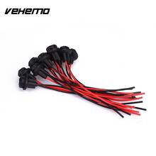 Vehemo 10PCS Car Row Connector Socket LED Universal Lampholders Lamp Socket Cables 2024 - купить недорого