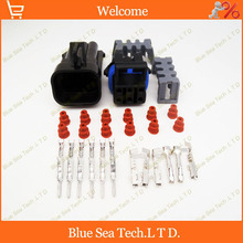 Sample,2 sets 6 Pin male&female Auto plug connector,Car waterproof Electrical connector for DELPHI connector etc. 2024 - buy cheap