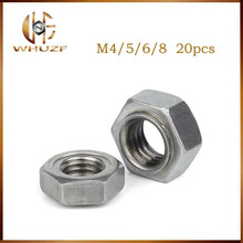 20pcs M4/M5/M6/M8/M10/M12 DIN929 304 Stainless Steel Hexagonal Welded Nuts Spot Welding Hex Nut 2024 - buy cheap