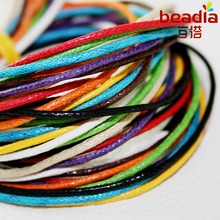 1MM Wax Cord 60m/lot 12 Colors U-pick Cord Fit Jewelry Cord Findings Beading cord for Bracelet and Necklace making 2024 - buy cheap