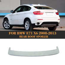 Car Rear roof Wing spoiler lip for BMW X6 E71 2008-2014 PU Primer 2024 - buy cheap