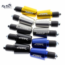 Logo"CBR" Aluminum Motorcycle Handlebars Grips Ends Bar Ends Caps Handlebars For Honda CBR600RR CBR 600RR 2003 - 2014 2004 2005 2024 - buy cheap