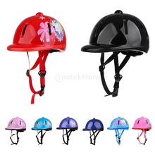 Детская Регулируемая Шапочка для верховой езды/защитное снаряжение для шлема, защитная шапка-тент различных цветов 2024 - купить недорого