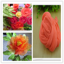 Free shipping multiple color mesh flowers nylon stocking material for ronde flower  for DIY flower art craft items 2024 - buy cheap