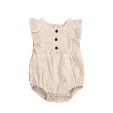Lovely Newborn Baby Kids Girls Lace Sleeveless Romper Jumpsuit Sunsuit Outfits 2024 - buy cheap