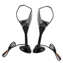 Motorcycle Rear view Mirror 2in1 design can be work as rear view mirror LED turn signal light Fit for Honda CBR600RR/CBR1000RR 2024 - buy cheap