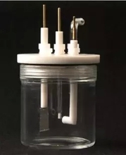 Sistema de três eletrodos de 10-500 ml para célula eletrolítica selada de vidro c001 2024 - compre barato