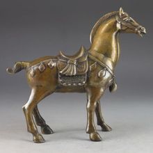 Exquisite  Chinese Copper Old Handwork Steed Statue 2024 - buy cheap