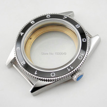 41mm Sapphire watch Case Ceramic bezel  fit Miyota 8205/8215,ETA 2836 P477 2024 - buy cheap