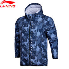 Li-Ning Men The Trend Hooded Windbreaker Regular Fit AT PROOF SMART Hoodie Quick Dry Waterproof LiNing Sport Coat AFDN003 MWF357 2024 - buy cheap