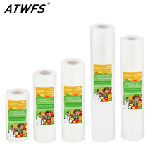 ATWFS Vacuum Bag Packaging Food Vacuum Sealer Bags for Food Storage Keep Products Fresh Bag 12/17/20/25/28cm*500cm 1 Roll 2024 - buy cheap