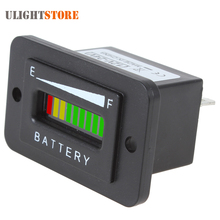 12 / 24V 36V 48V Three-color 10-Bar LED Battery Indicator Meter Charge Indicator Auto Battery Capacity Tester 2024 - buy cheap