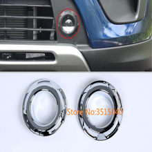 For KIA KX CROSS 2017 2PCS Brand New ABS Chrome Front & Rear Headlight Fog Lamp Cover Trims Car Styling Auto Accessories 2024 - buy cheap