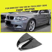 Parachoques delantero para BMW serie 1 E87 M Tech M Sport 2007-2011, divisores laterales, solapas de faldones, alerón de fibra de carbono/FRP 2024 - compra barato