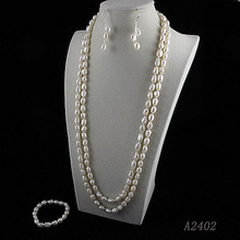 Juego de joyería de perlas únicas para mujer, joyería perfecta para cumpleaños y boda, 100% reales Baroqu collar de perlas, pendientes de pulsera 2024 - compra barato