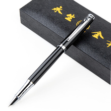 Wingsung Hooded Nib 0.38mm Metal Fountain Pen Extra Fine Nib Financial Ink Pens with Original Gift Box School Office Supplies 2024 - buy cheap