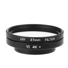 37mm UV Lens Filter + Lens Ring Adapter + Protective Cap for Xiaomi Yi Camera 10166 2024 - buy cheap