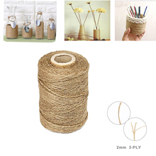 100m/roll Natural Hemp Rope Jute Twine Burlap String Wrapping Cords Thread DIY Scrapbooking Craft Decor Party Wedding Gift 2024 - buy cheap