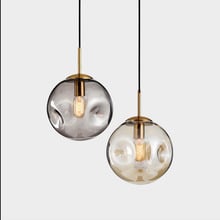 Lustre criativo de luxo, modelo nórdico, bola de vidro 2024 - compre barato