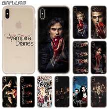 Silicone Soft Shell Case For Apple iPhone 13 12 11 Pro X XS Max XR 6 6S 7 8 Plus Mini SE 2020 The Vampire Diaries Fierce 2024 - buy cheap