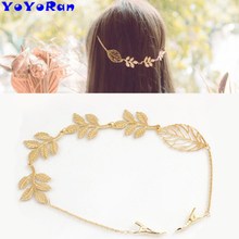 6 Piece Hollow tree branch leaf hairpins headbands for woman Bohemia style hair band charm jewelry gift 2024 - buy cheap