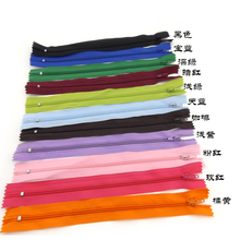 Fita de nylon com zíper para esgoto, acessórios de costura diy 10 cores com 9 tamanhos de 20 cm e 23 cm 2024 - compre barato