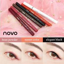 NOVO New Not blooming Liquid Eyeliner Waterproof Long Lasting Brown Black Sunset Color Quick Dry Smooth Eyeliner Pencil BN108 2024 - buy cheap