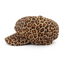 QBHAT Fashion New Women Leopard Print Newsboy Caps Ladies Casual Painter Hat Dome Peaked Cap Fascinator Hats for Female QB131 2024 - buy cheap