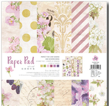 25.5*25.5 cm folhas handmade artesanato de papel ofício Scrapbooking pacote de papel de 24 Fundo pad PP011 2024 - compre barato