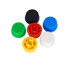  100PCS/LOT Round Tactile Button Caps For 12*12*7.3 mm Tact Switches 6 Colors Switch Cap 2024 - buy cheap
