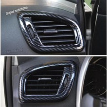 Lapetus Accessories Interior Dashboard Air Conditioning AC Outlet Vent Cover Kit For Nissan Murano 2015 - 2018 Carbon Fiber Look 2024 - buy cheap